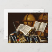 "Vanitas" Still Life - Adam Bernaert (1665) ポストカード (正面/裏面)