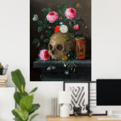 Vanitas Still Life (ca.1665–1670) ポスター (ホームオフィス)