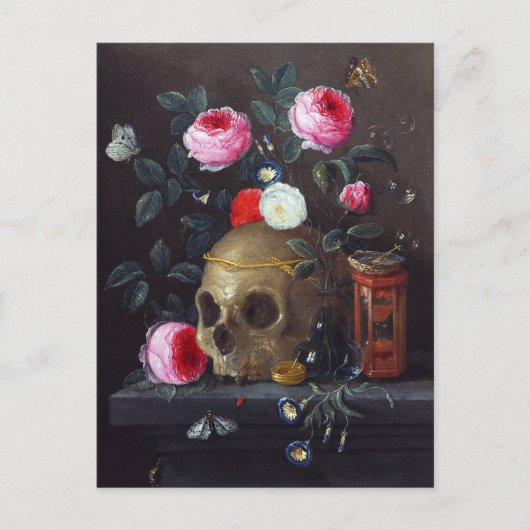 Vanitas Still Life, Jan van Kessel the Elder ポストカード (正面)