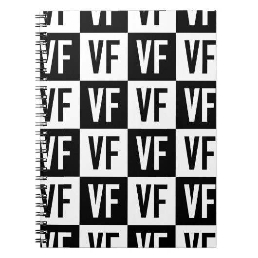 Vanity Fur Mag VF ホワイト ノートブック (正面)