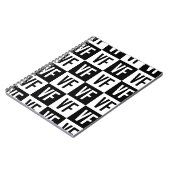 Vanity Fur Mag VF White ノートブック (左側)