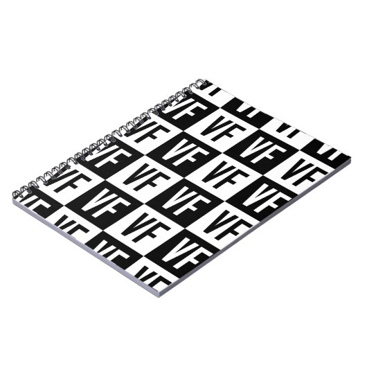 Vanity Fur Mag VF White ノートブック (左側)