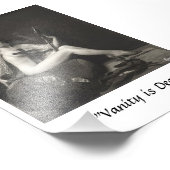"Vanity is Dead" フォトプリント (角)