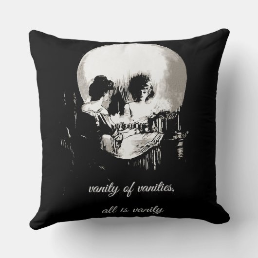 Vanity of Vanities All Is Vanity Ecclesiastes クッション (裏面)