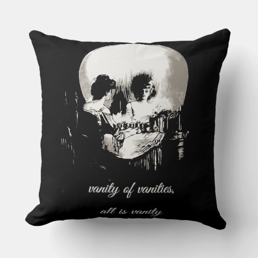 Vanity of Vanities All Is Vanity Ecclesiastes クッション (正面)