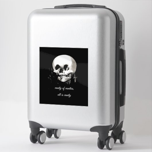 Vanity of Vanities All Is Vanity Ecclesiastes シール (スーツケース)