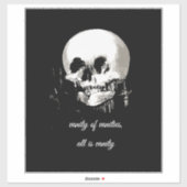 Vanity of Vanities All Is Vanity Ecclesiastes シール (シート)