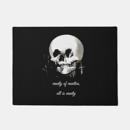 Vanity of Vanities All Is Vanity Ecclesiastes ドアマット (正面)