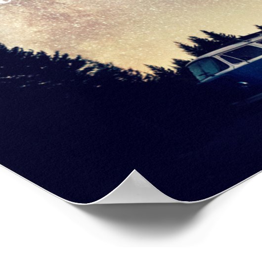 #Vanlifeをテーマにした引用文、ホームは駐車する場所である。 ポスター (角)