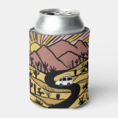 VANLIFE砂漠マウンテンエクスプロアアドベンチャー 缶クーラー (缶正面)