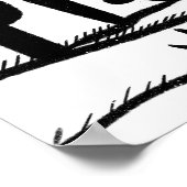 VANLIFE砂漠Cactiマウンテンエクスプロアアドベンチャー ポスター (角)