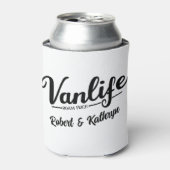 "VanLife" パーソナライズされた 缶クーラー (缶正面)