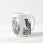 Vannak Anan Prum著3羽のカンボジアの鳥が付いているマグ コーヒーマグカップ (正面右)