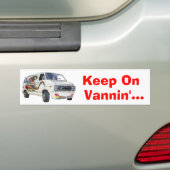 Vannin'… #2で保って下さい バンパーステッカー (車上)
