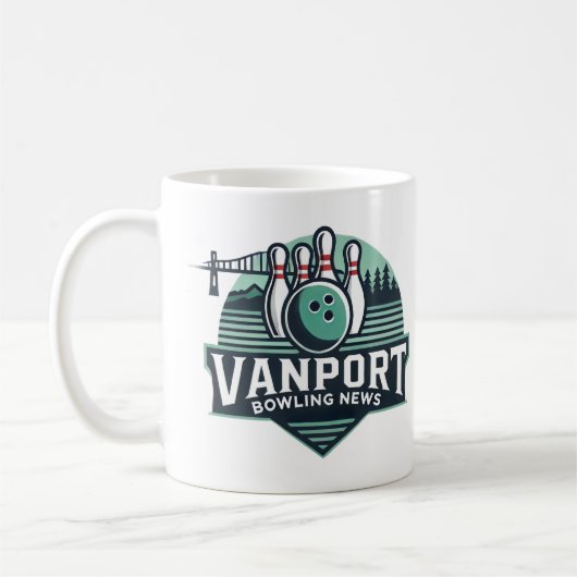 VanPortボーリングニューコーヒーマグNWデザイン コーヒーマグカップ (左)
