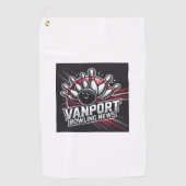 VanPort Bowling News Golf Towel ゴルフタオル (正面)