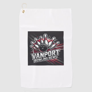 VanPort Bowling News Golf Towel ゴルフタオル
