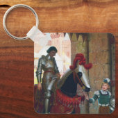 Vanquished, by Edmund Blair Leighton キーホルダー (正面)