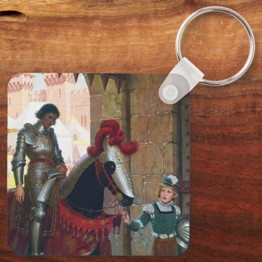 Vanquished, by Edmund Blair Leighton キーホルダー (裏面)