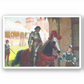 Vanquished, by Edmund Blair Leighton シール