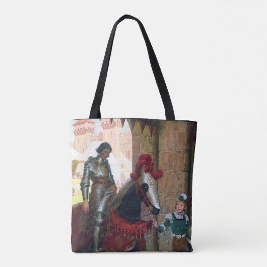 Vanquished, by Edmund Blair Leighton トートバッグ (裏面)
