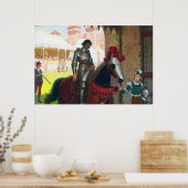 Vanquished, by Edmund Blair Leighton ポスター (キッチン)