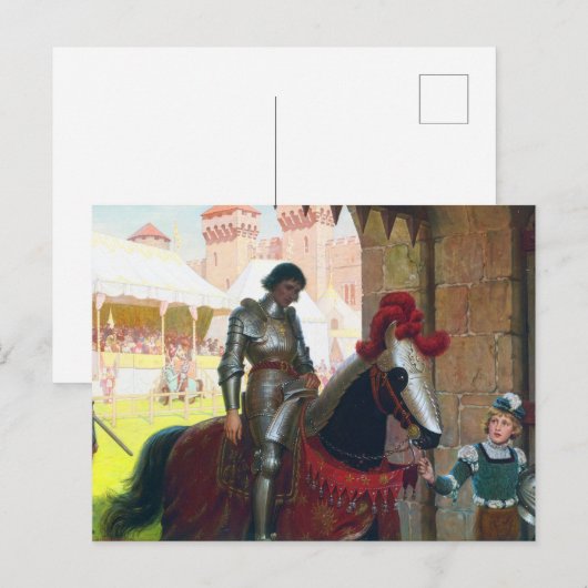 Vanquished, by Edmund Blair Leighton ポストカード (正面/裏面)