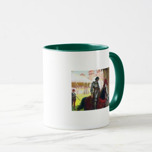 Vanquished, by Edmund Blair Leighton マグカップ (正面右)