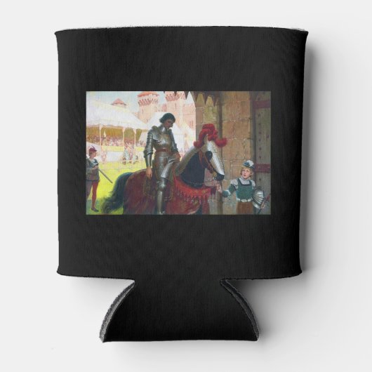 Vanquished, by Edmund Blair Leighton 缶クーラー (正面)