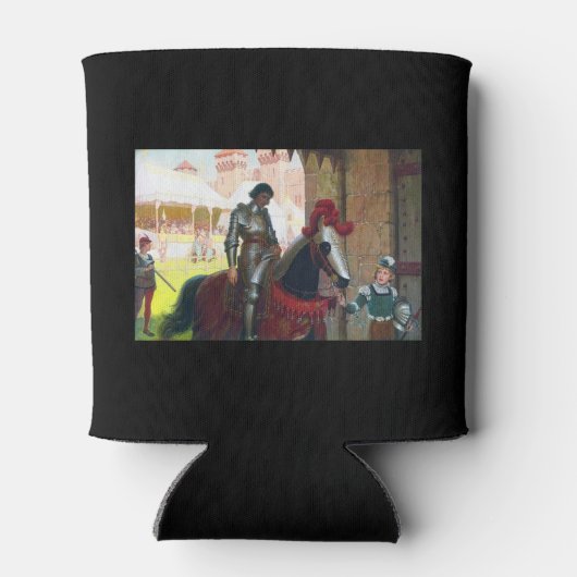 Vanquished, by Edmund Blair Leighton 缶クーラー (裏面)