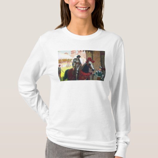 Vanquished, by Edmund Blair Leighton Tシャツ (正面)