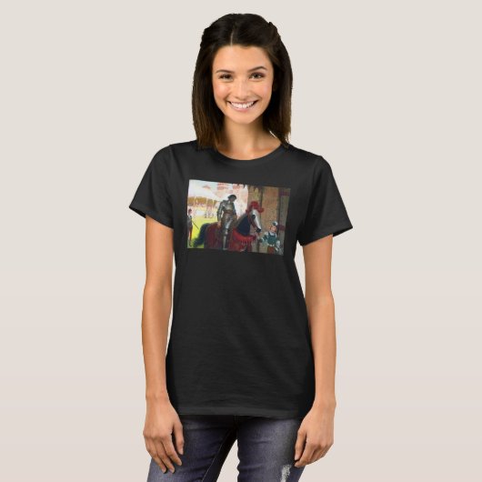 Vanquished, by Edmund Blair Leighton Tシャツ (正面フル)