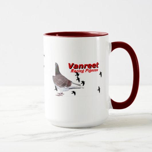 Vanreetの競争ハト収集できるコップ マグカップ (右)