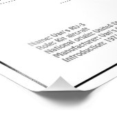 Van's RV-3 – 飛行機の設計図の計画BD フォトプリント (角)