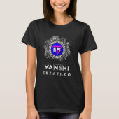 Vanshi CreatiCo ブランディング Tシャツ (正面)