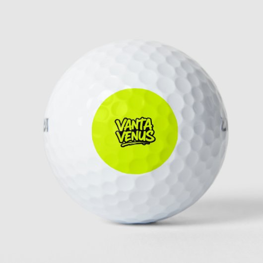 Vanta Venus Wilson ゴルフボール 3個パック (正面)