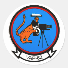 VAP-62写真艦隊ステッカー ラウンドシール