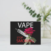 VAPEで禁煙を ポストカード (スタンド正面)