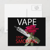 VAPEで禁煙を ポストカード (正面/裏面)