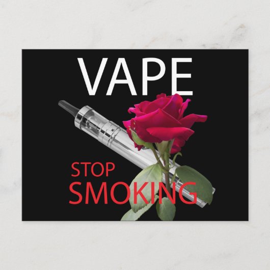 VAPEで禁煙を ポストカード (正面)