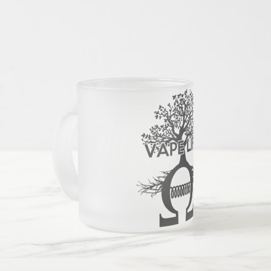 Vapeの生命マグ フロストグラスマグカップ (正面左)