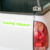 VAPEの頭部 バンパーステッカー (トラック上)