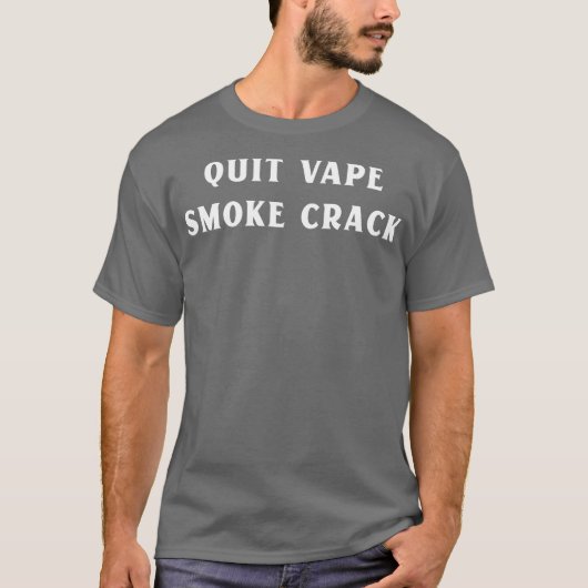 vapeをやめよう tシャツ (正面)