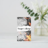 Vapeショップの煙草ビジネスカード 名刺 (スタンド正面)