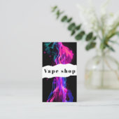 Vapeショップスモークシガレットビジネスカード 名刺 (スタンド正面)