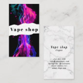 Vapeショップスモークシガレットビジネスカード 名刺 (正面/裏面)