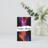 Vapeショップスモークシガレットビジネスカード 名刺 (スタンド正面)