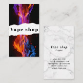 Vapeショップスモークシガレットビジネスカード 名刺 (正面/裏面)