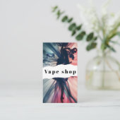Vapeショップスモークシガレットビジネスカード 名刺 (スタンド正面)