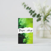 Vapeショップスモークシガレットビジネスカード 名刺 (スタンド正面)
